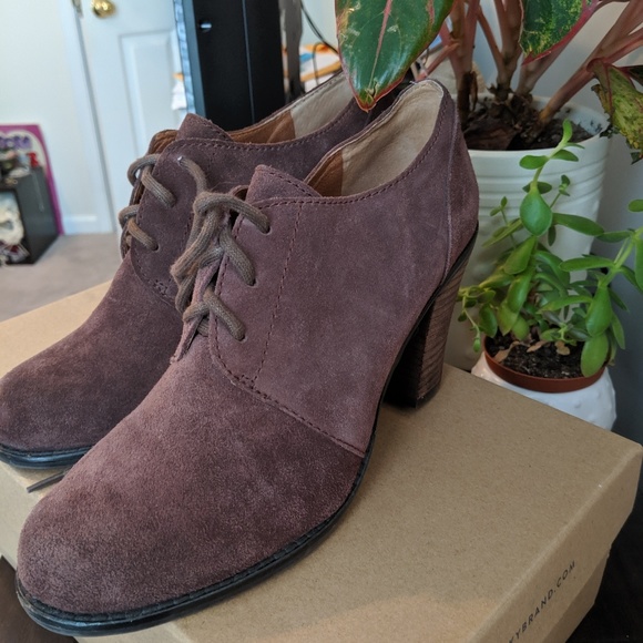 Lucky Brand Shoes - Lucky Brand 💯% Suede Booties with Box